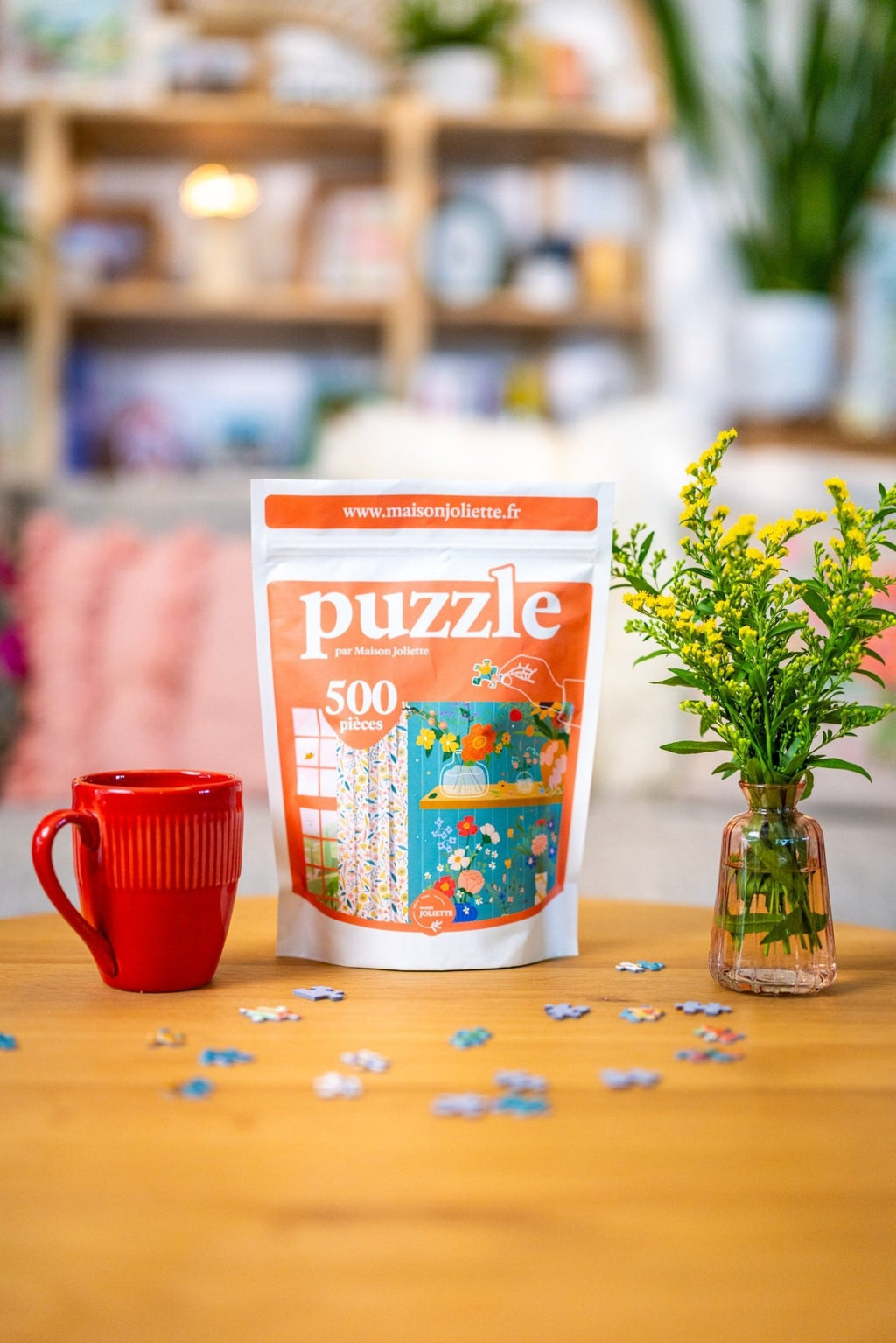Puzzle adulte 500 pièces fabriqué en France Flower Addict - Maison Joliette - vue 5