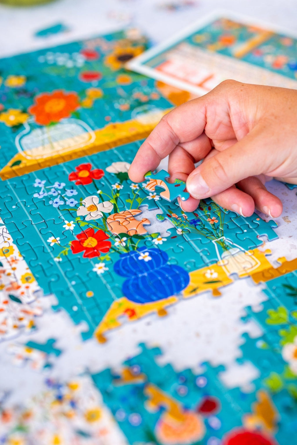 Puzzle adulte 500 pièces fabriqué en France Flower Addict - Maison Joliette - vue 9