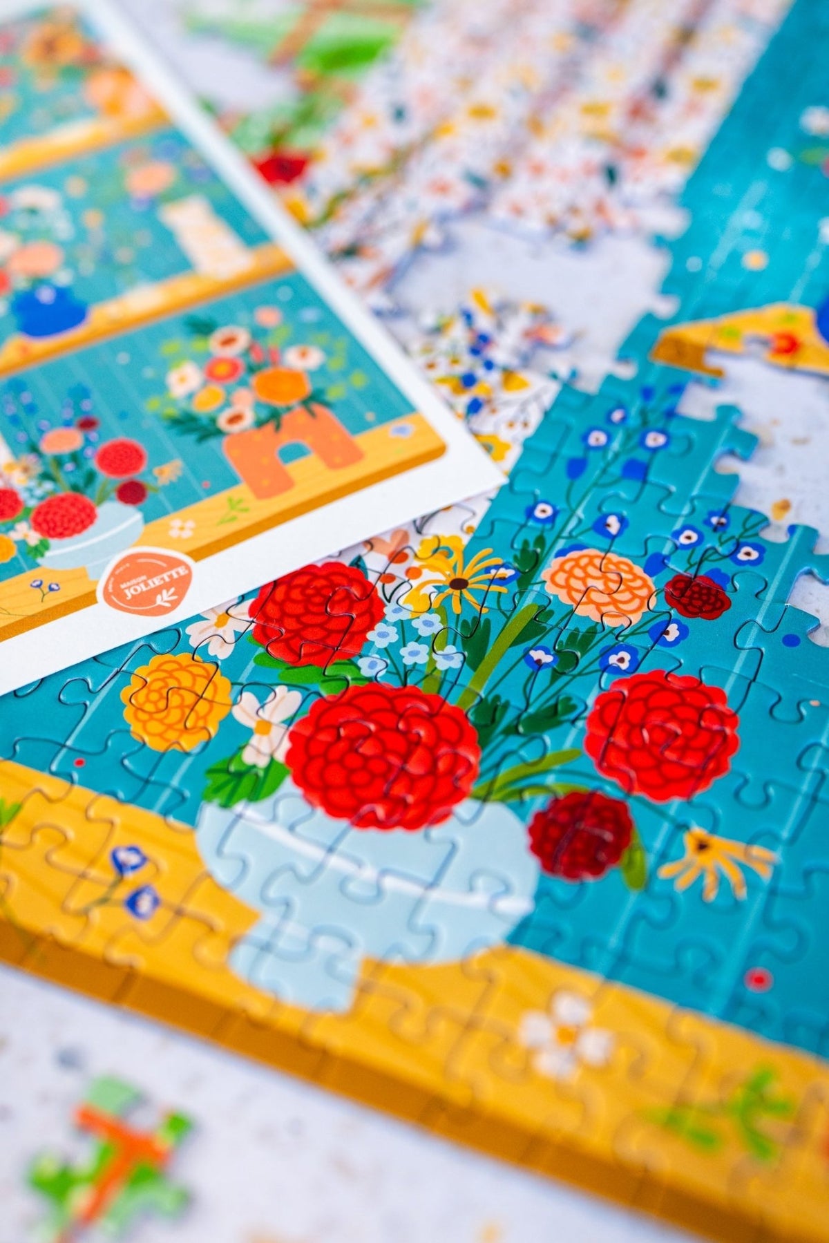Puzzle adulte 500 pièces fabriqué en France Flower Addict - Maison Joliette - vue 11