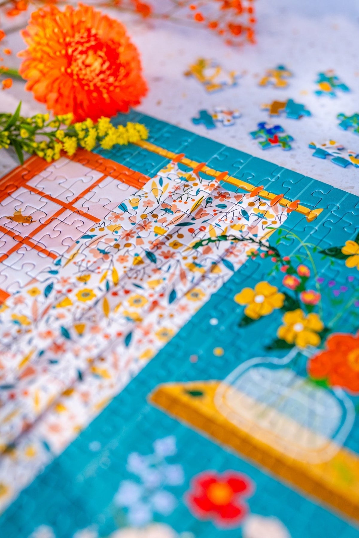 Puzzle adulte 500 pièces fabriqué en France Flower Addict - Maison Joliette - vue 10
