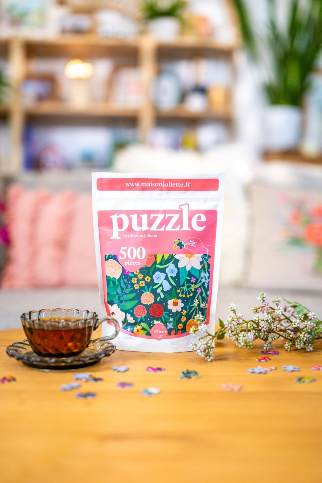 Puzzle adulte 500 pièces fabriqué en France Poésie Sauvage - Maison Joliette - vue 9