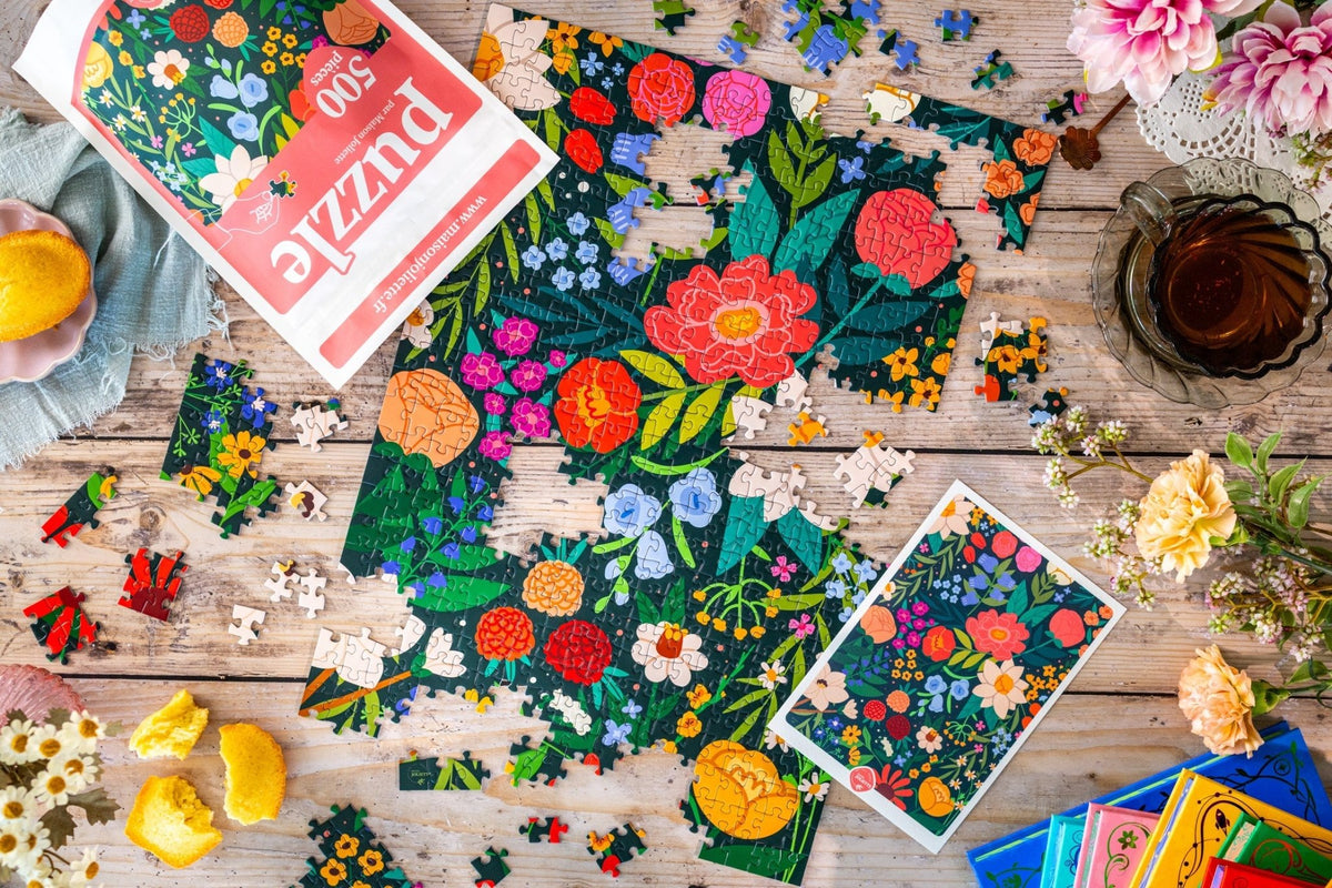 Puzzle adulte 500 pièces fabriqué en France Poésie Sauvage - Maison Joliette - vue 11
