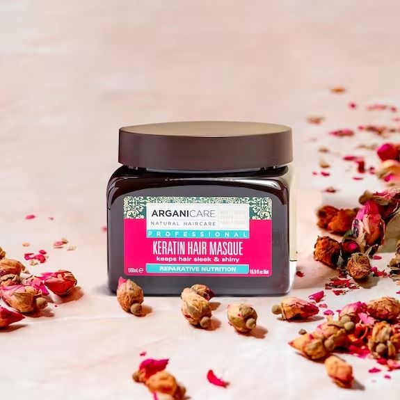 Masque cheveux réparateur et nutritif kératine - arganicare