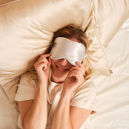 Masque de nuit 100% pure soie - Lili Margaret