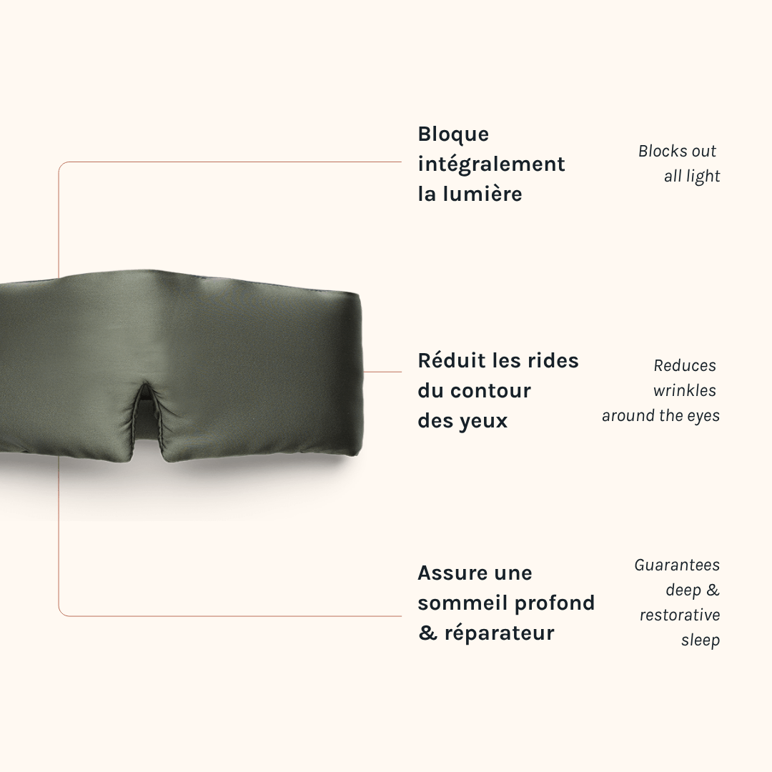 Masque de nuit bandeau 100% pure soie - Emily’s Pillow - Lili Margaret