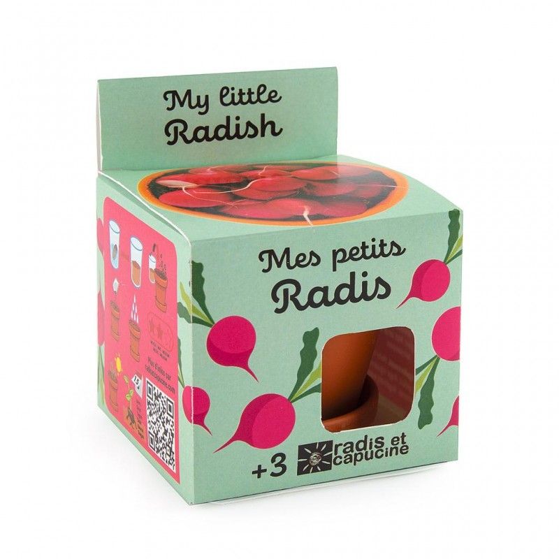Mes petites radis à faire pousser - radis et capucine