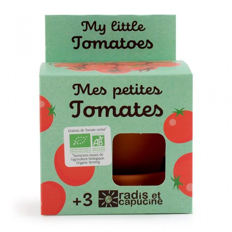 Mes petites tomates à faire pousser - radis et capucine