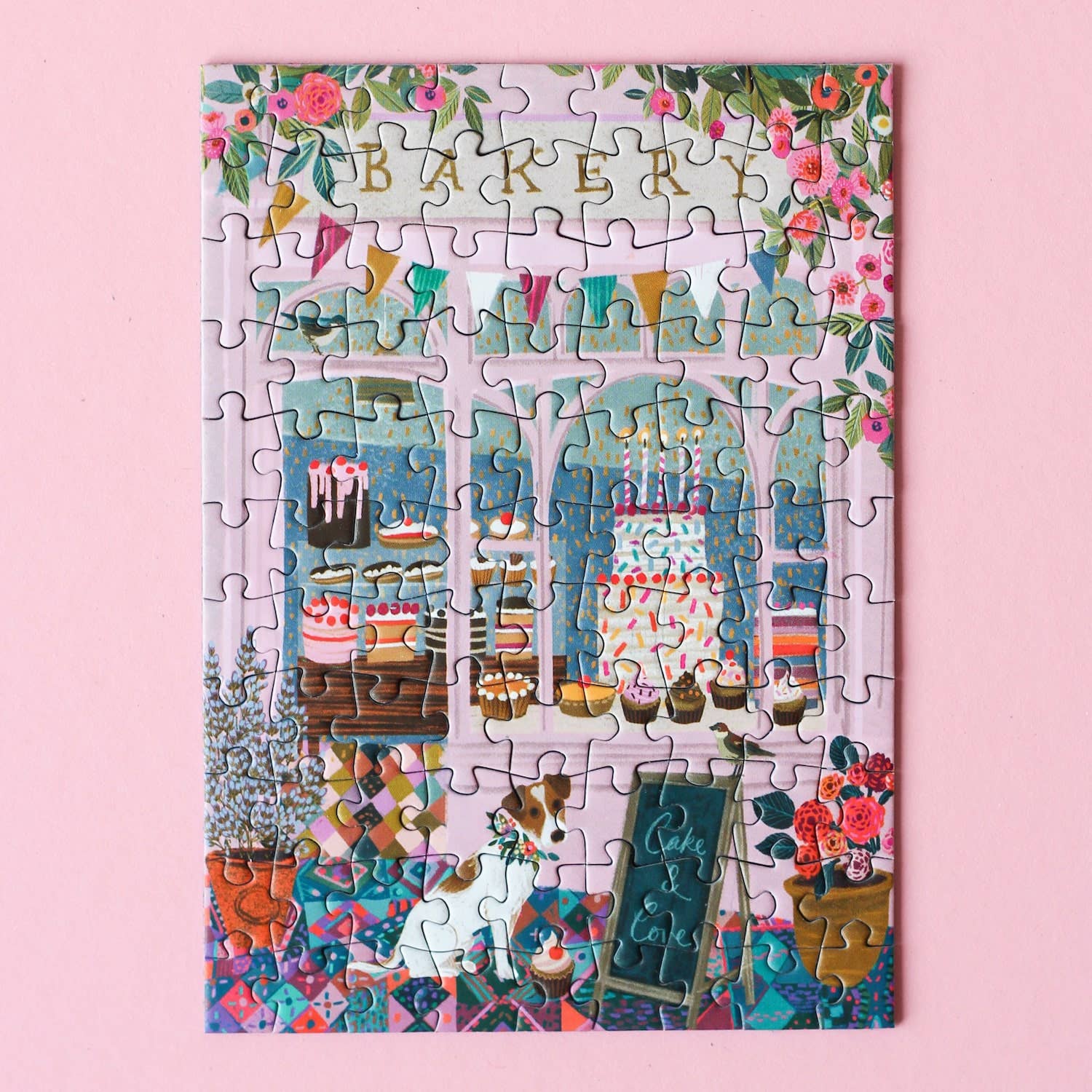 Mini - puzzle Cake &amp; Love 99 pièces - Piecely - Lili Margaret