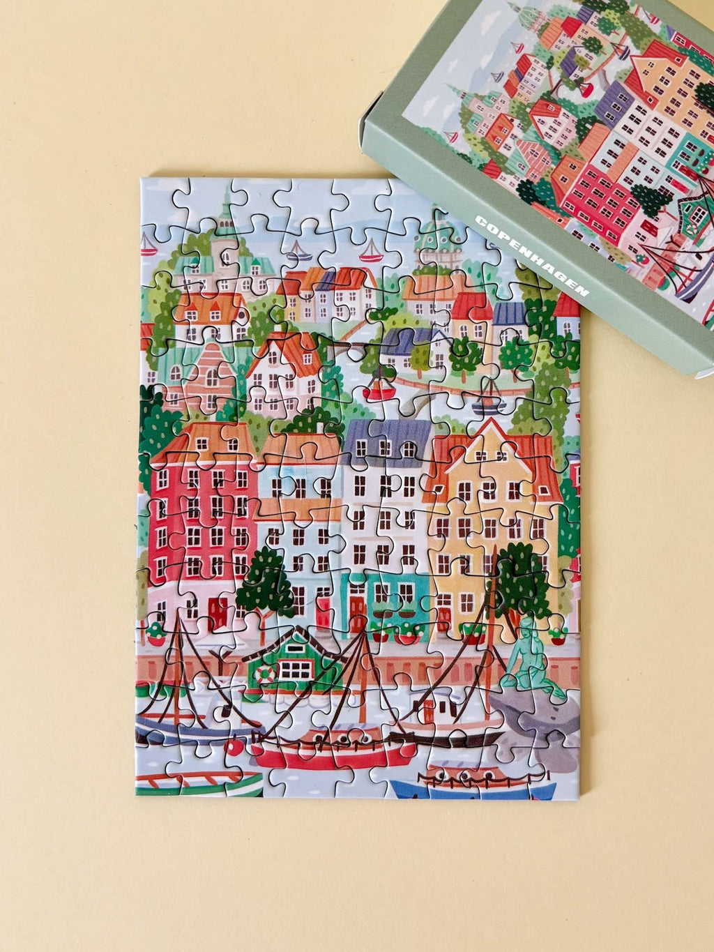 Mini - Puzzle Copenhague 99 pièces - Piecely