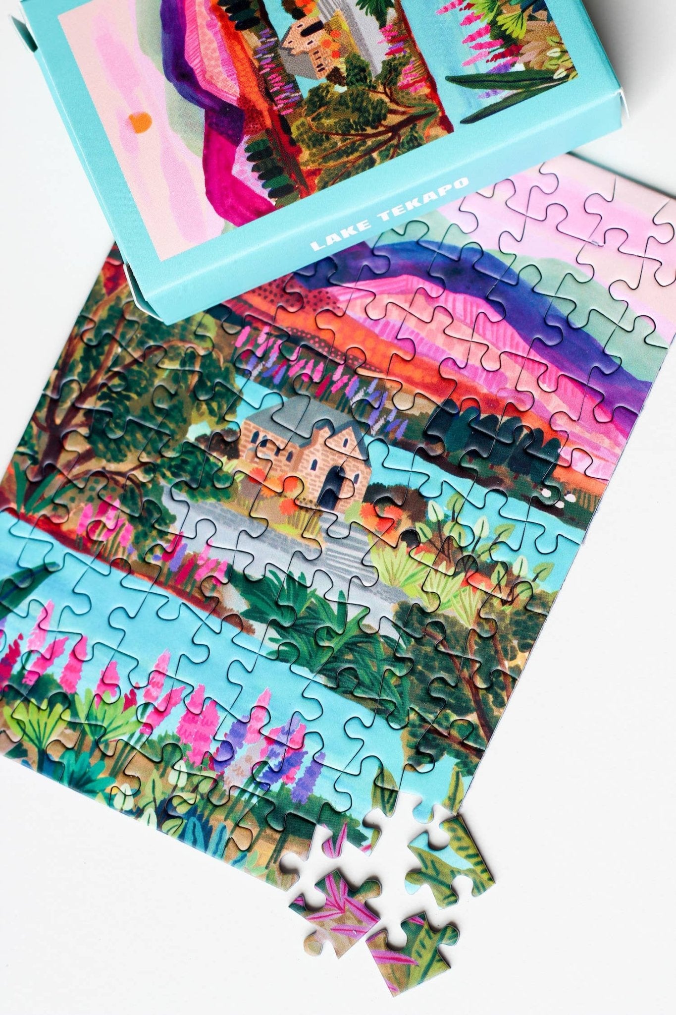 Mini - puzzle Lake Tekapo 99 pièces - Piecely - Lili Margaret