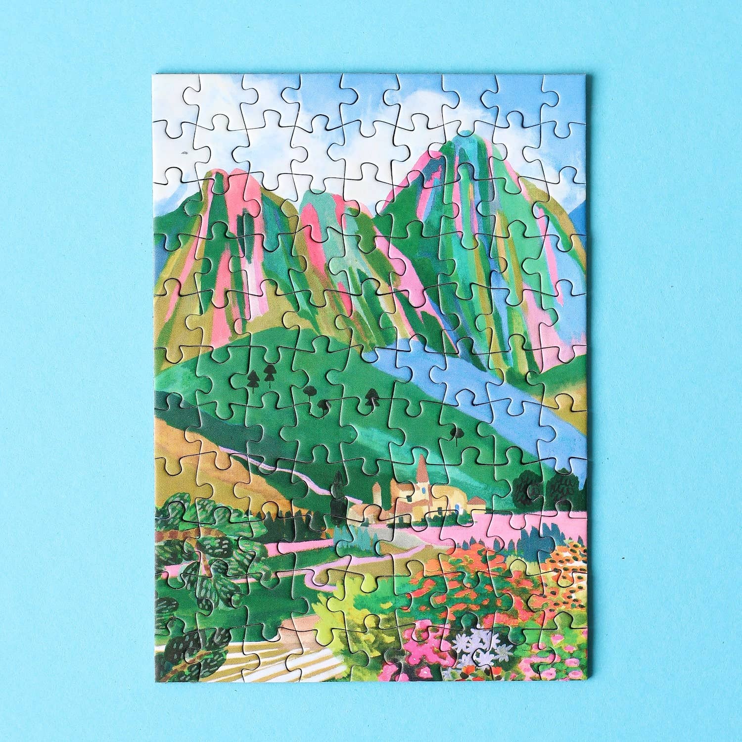 Mini - puzzle Les Dolomites, 99 pièces