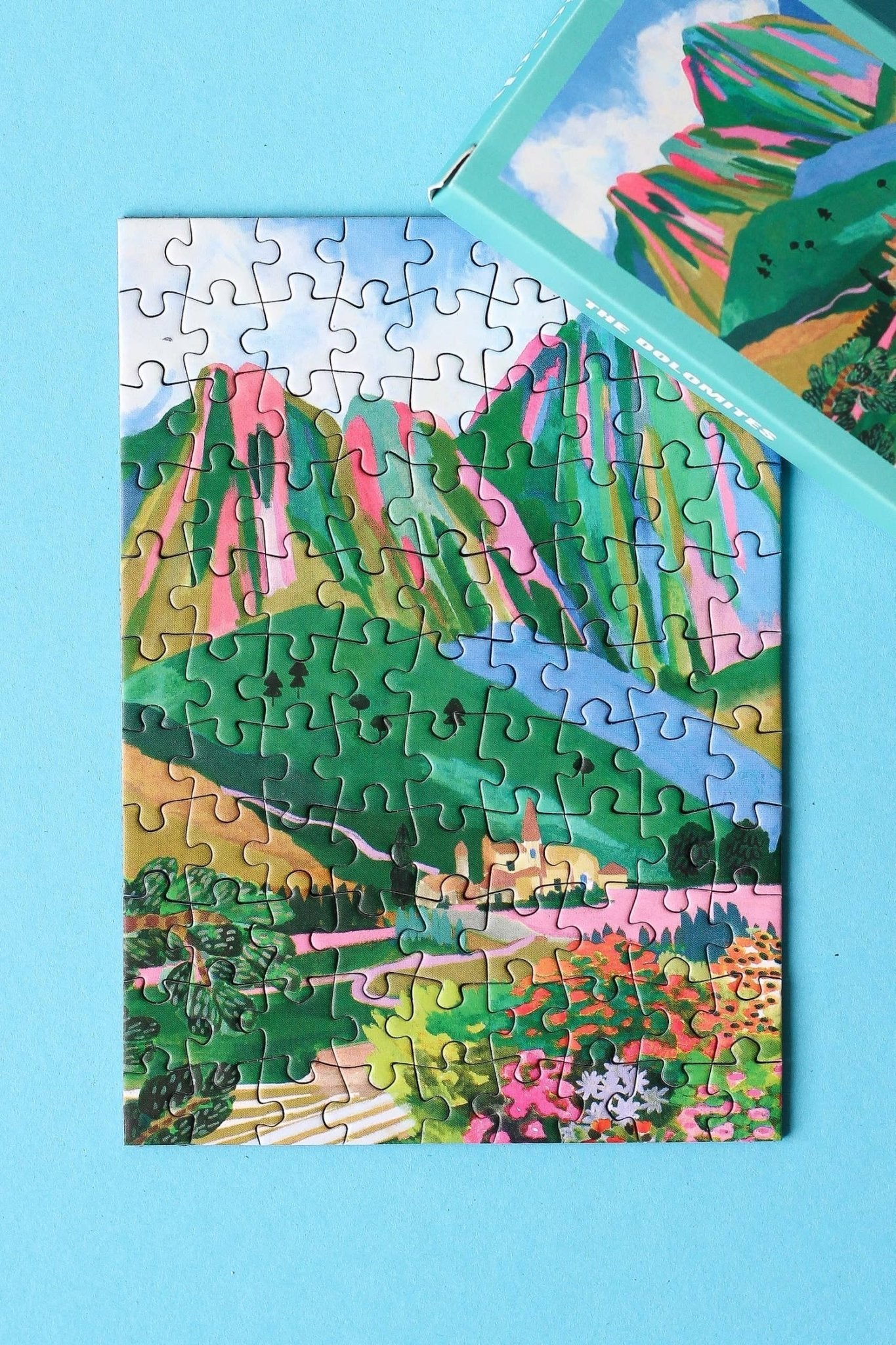 Mini - puzzle Les Dolomites, 99 pièces