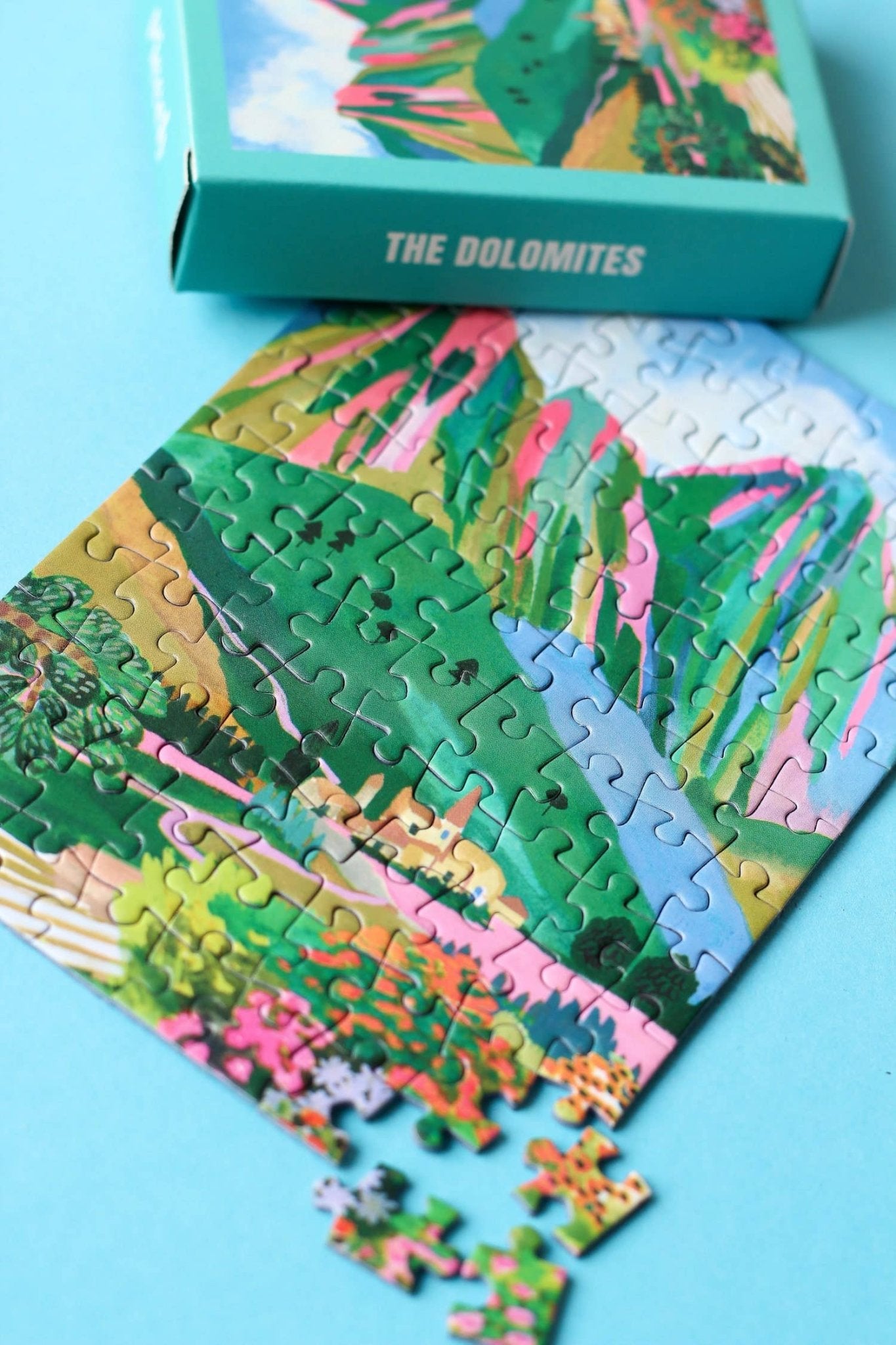 Mini - puzzle Les Dolomites, 99 pièces