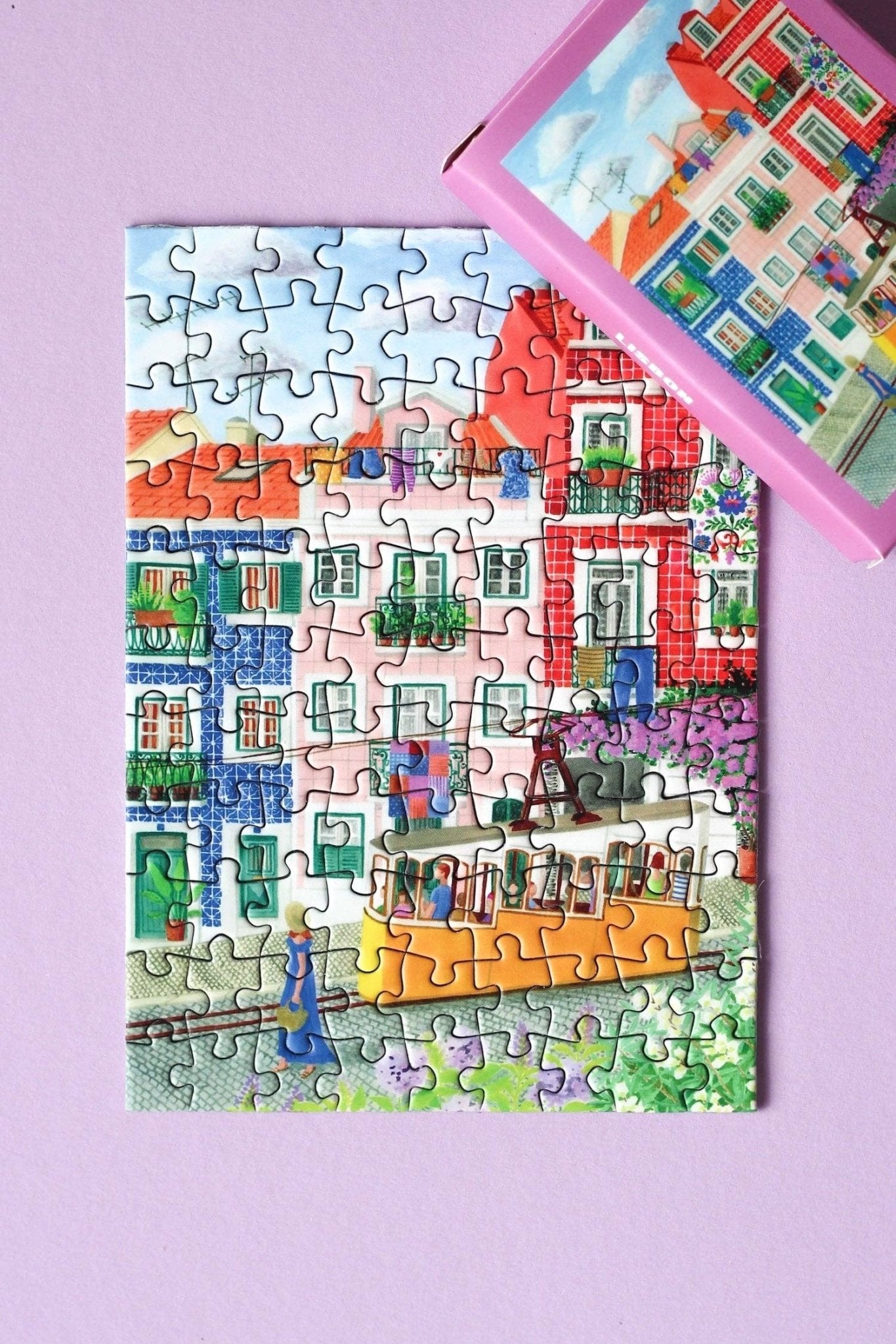 Mini - puzzle Lisbonne 99 pièces - Piecely - Lili Margaret