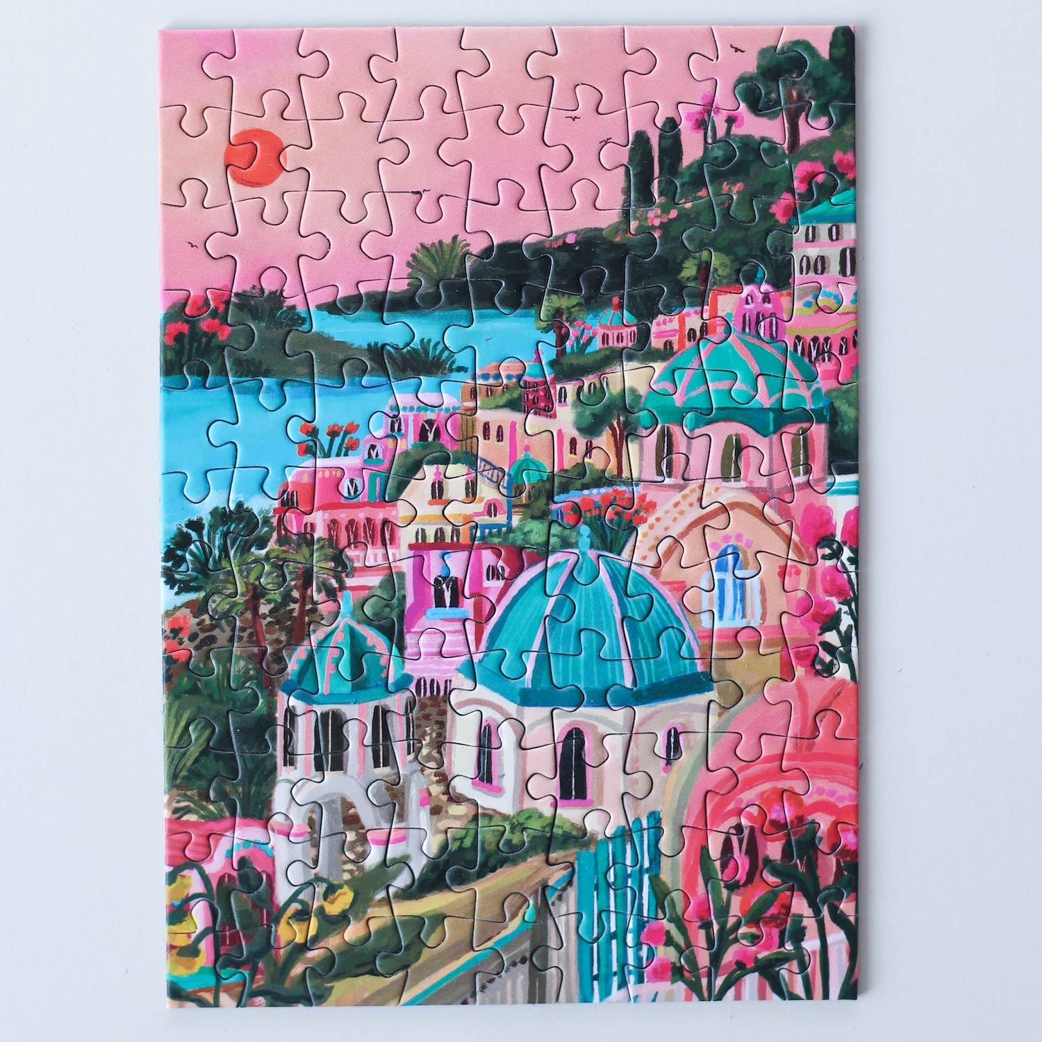 Mini puzzle Santorini Sun, 99 pièces