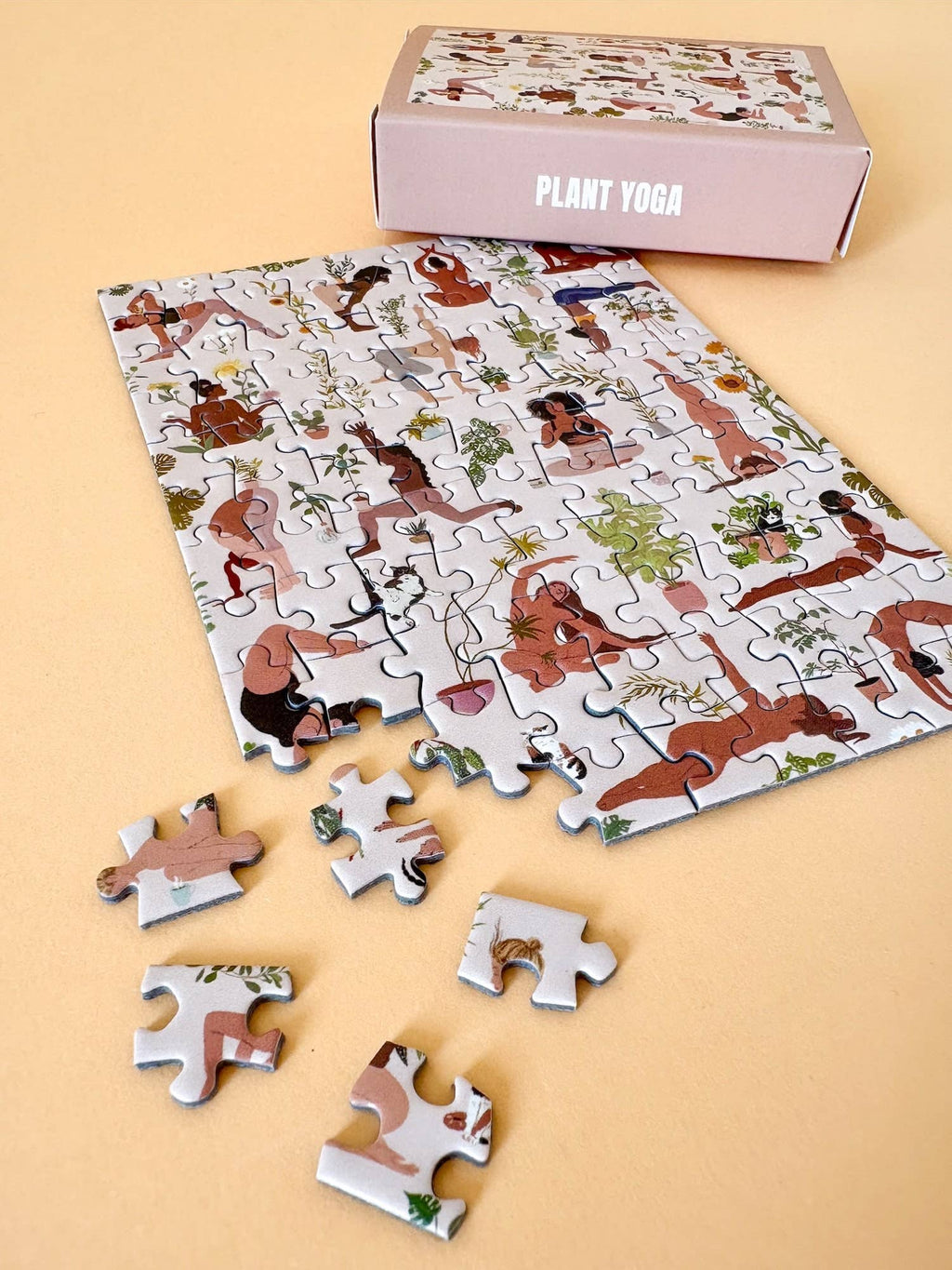 Mini - puzzle Yoga des plantes 99 pièces - Piecely