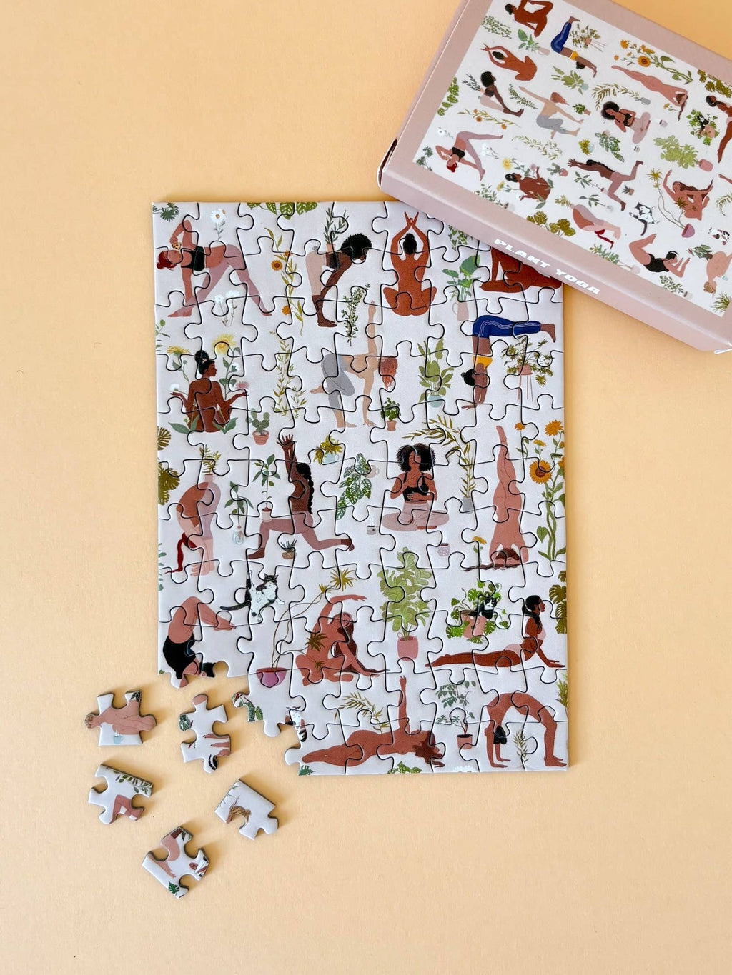 Mini - puzzle Yoga des plantes 99 pièces - Piecely