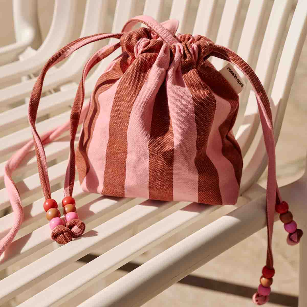 Mini sac - Billie Rayures Brick / Pink