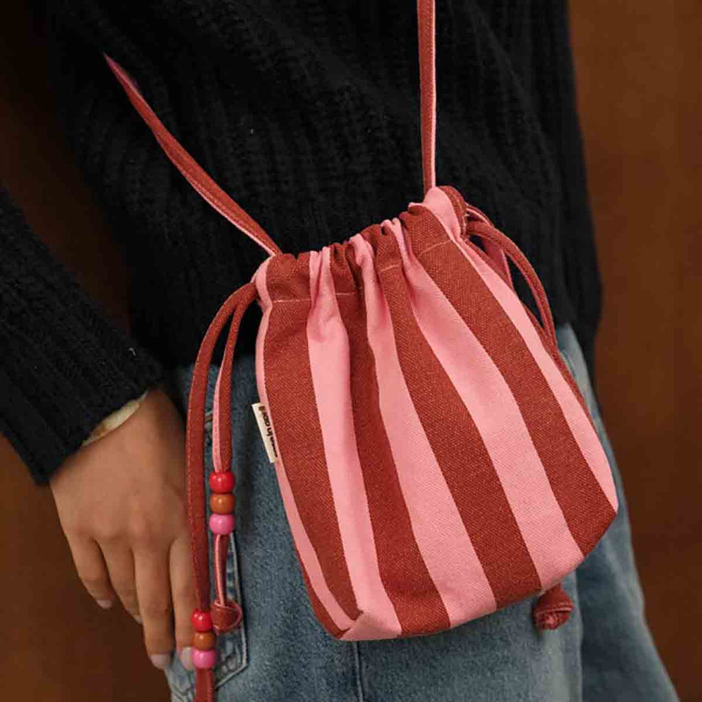 Mini sac - Billie Rayures Brick / Pink