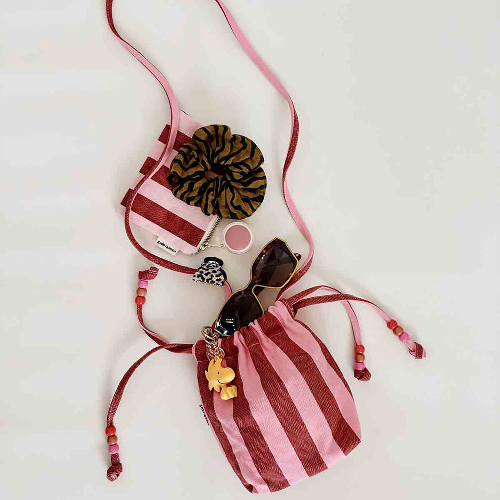 Mini sac - Billie Rayures Brick / Pink