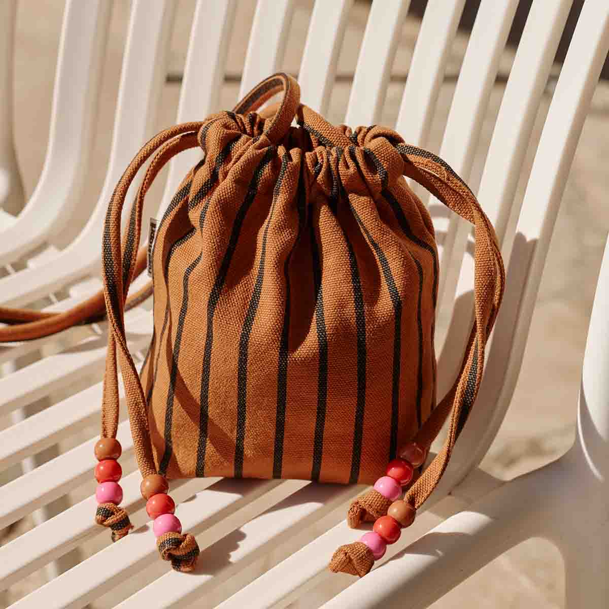 Mini sac - Billie Rayures Tennis Ginger