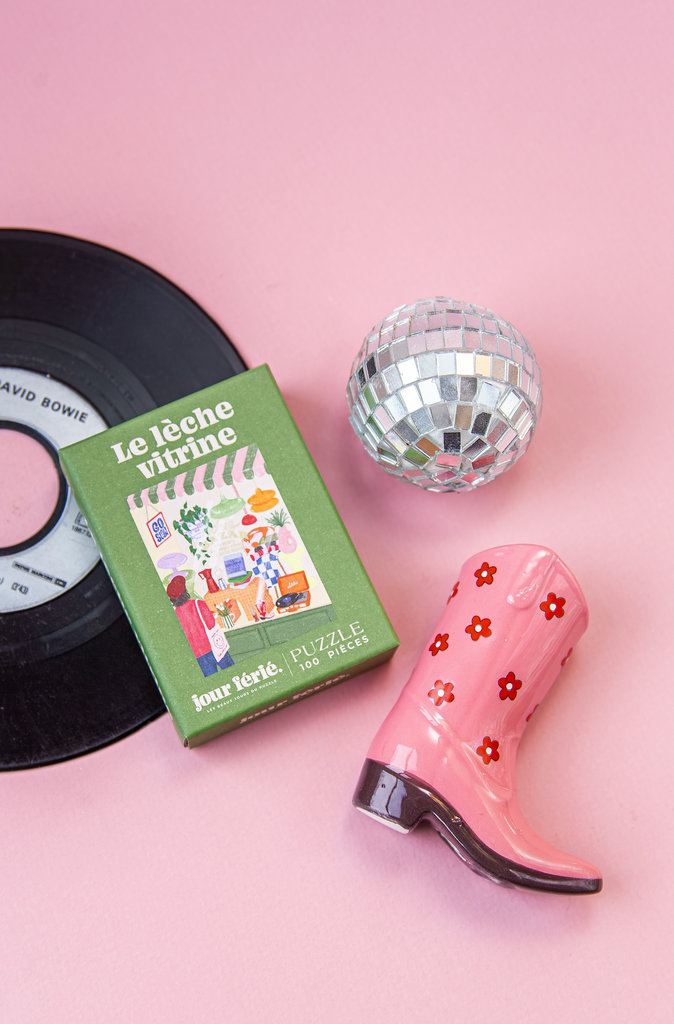 Le lèche-vitrine - Mini puzzle 100 pièces fabriqué en France