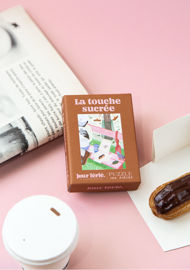 La touche sucrée - Mini puzzle 100 pièces fabriqué en France