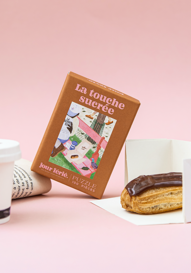 La touche sucrée - Mini puzzle 100 pièces fabriqué en France