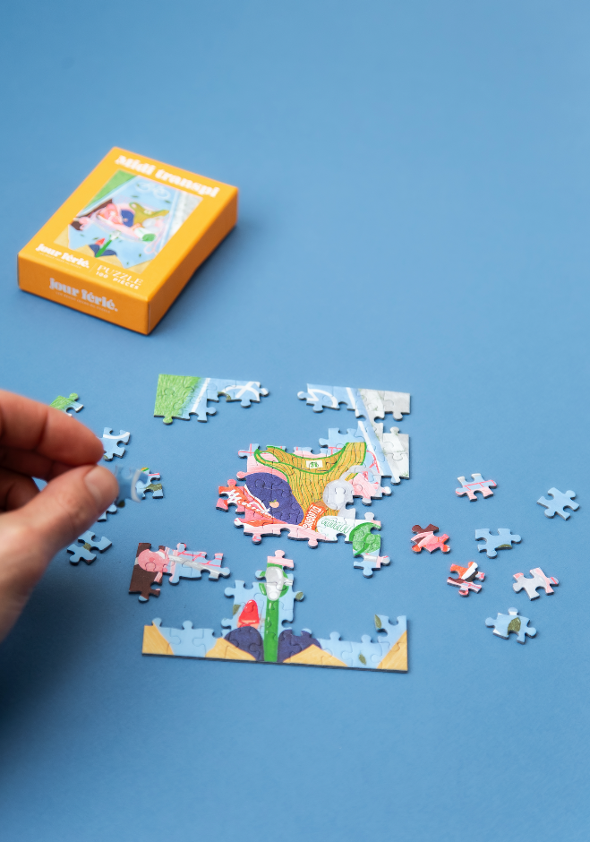 Midi transpi - Mini puzzle 100 pièces fabriqué en France