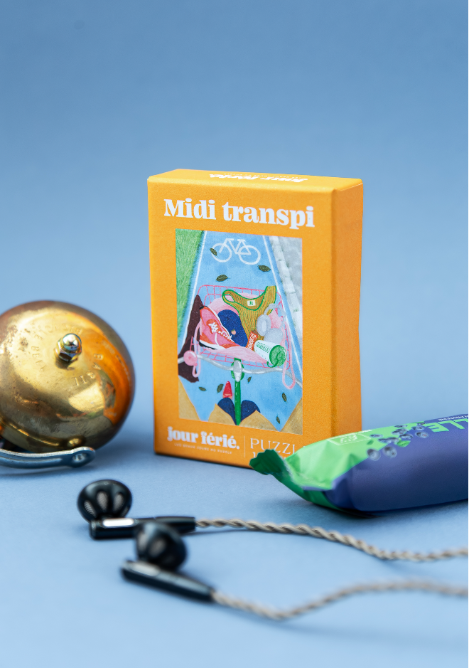 Midi transpi - Mini puzzle 100 pièces fabriqué en France