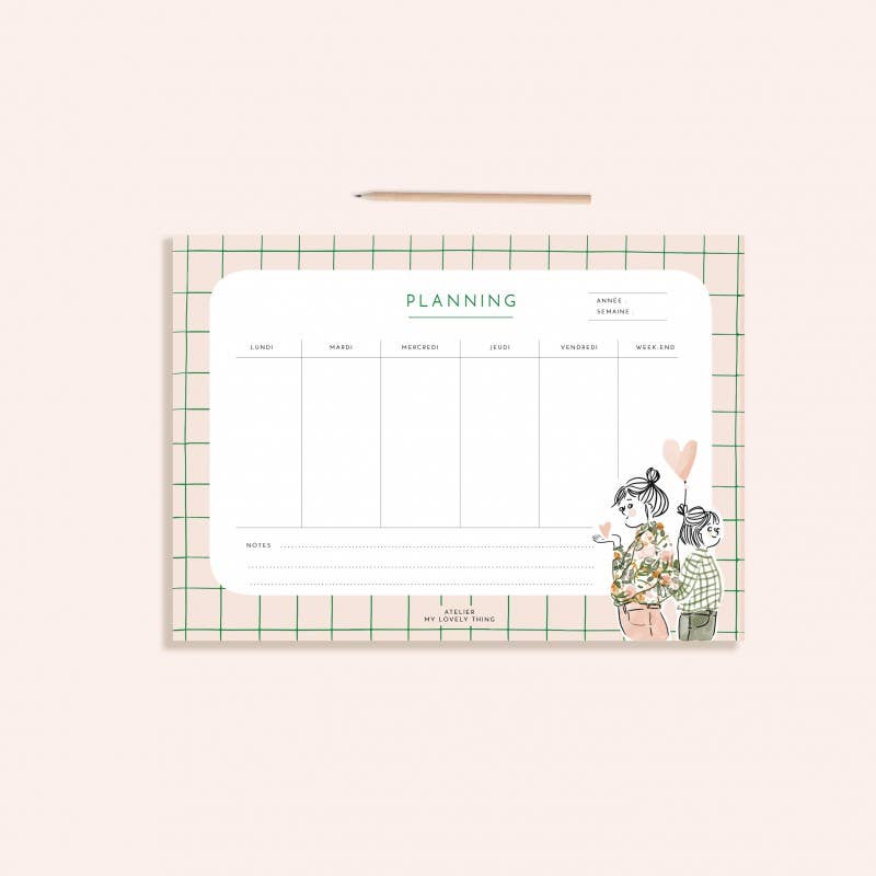 MY LOVELY THING - Agenda hebdomadaire « Happy »