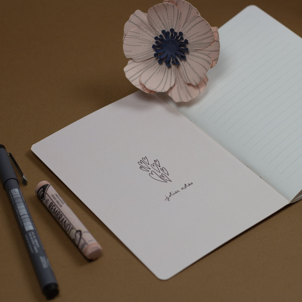 Carnet de notes A6 illustré Billie panier de fleurs - My Lovely Thing - vue 4
