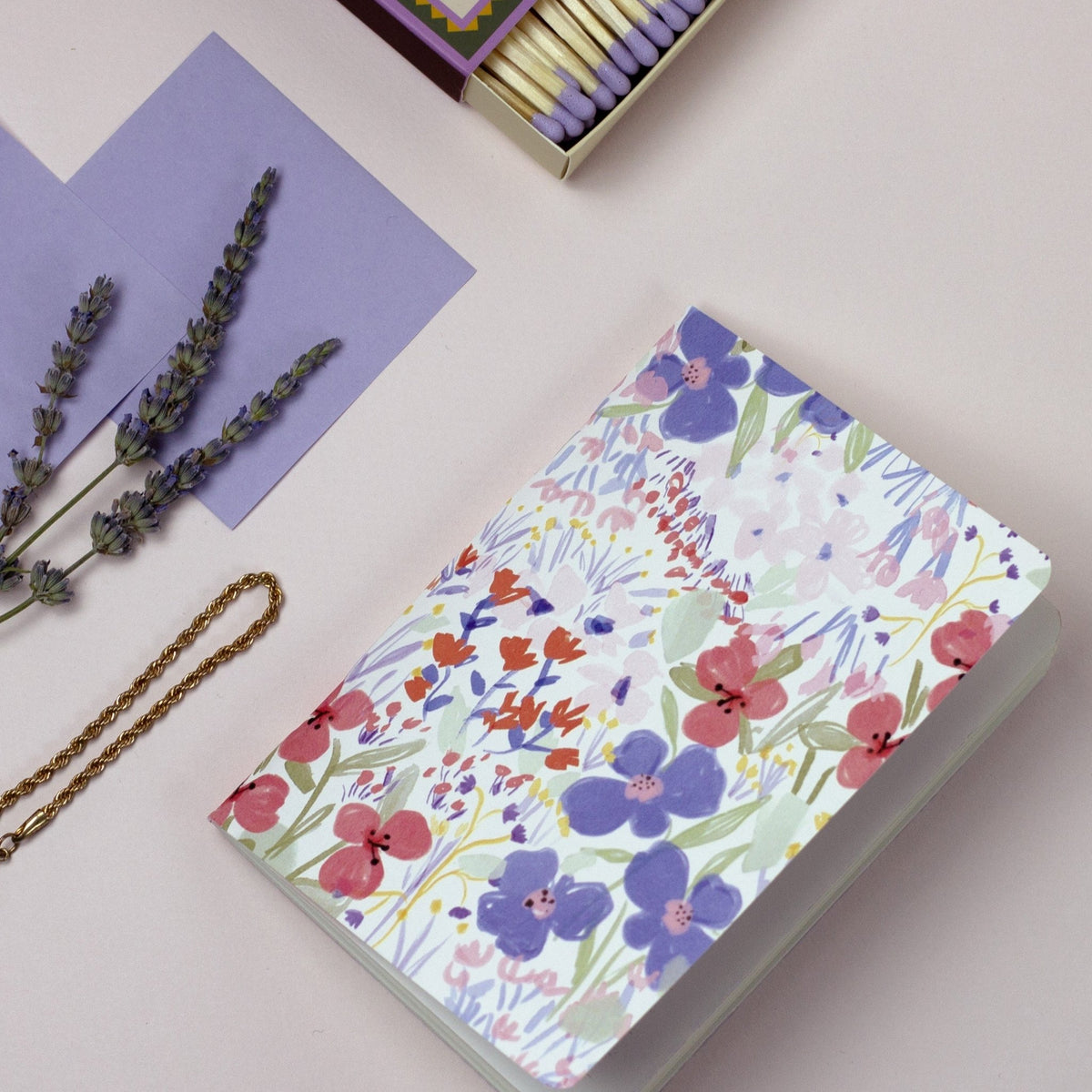 Carnet de notes A6 illustré Fleuri grand bouquet - My Lovely Thing