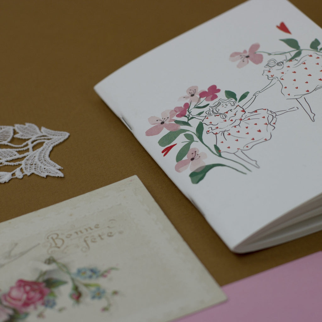 Carnet de notes A6 illustré Joyeuses danse fleurie - My Lovely Thing - vue 4