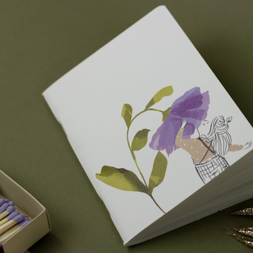 Carnet de notes A6 illustré Senteur fleur à respirer - My Lovely Thing