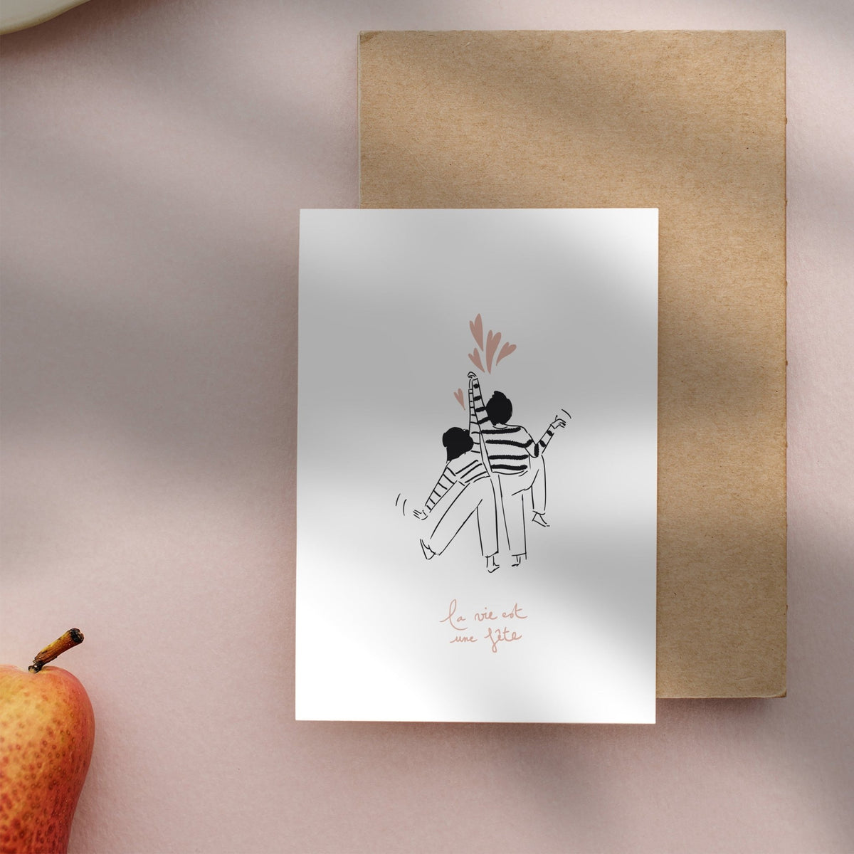 Carte double illustrée Fête La vie est une fête - My Lovely Thing - vue 4