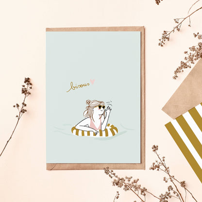 MY LOVELY THING - Carte double Many Kisses - Lili Margaret