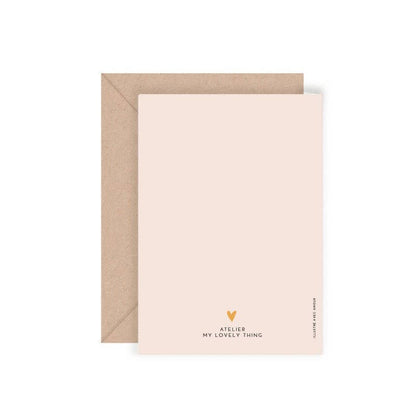 MY LOVELY THING - Carte double « Mille Bonheurs » - Lili Margaret