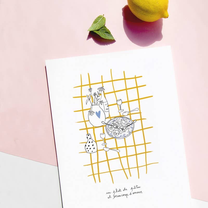 MY LOVELY THING - Carte Farfalle, Pâtes et Beaucoup d'Amour