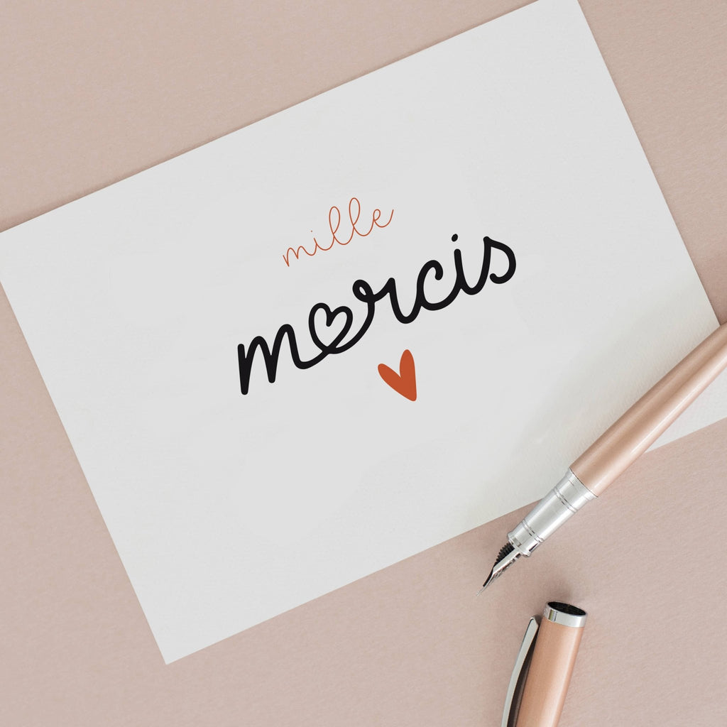 MY LOVELY THING - Carte mille mercis