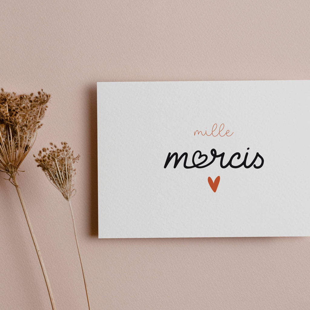 MY LOVELY THING - Carte mille mercis