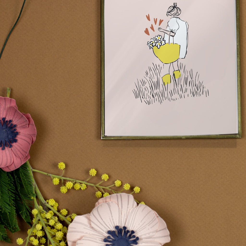 Carte simple illustrée Billie panier de fleurs - My Lovely Thing - vue 4