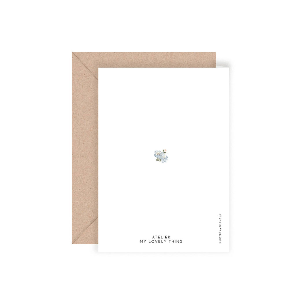 MY LOVELY THING - Double carte de naissance fille
