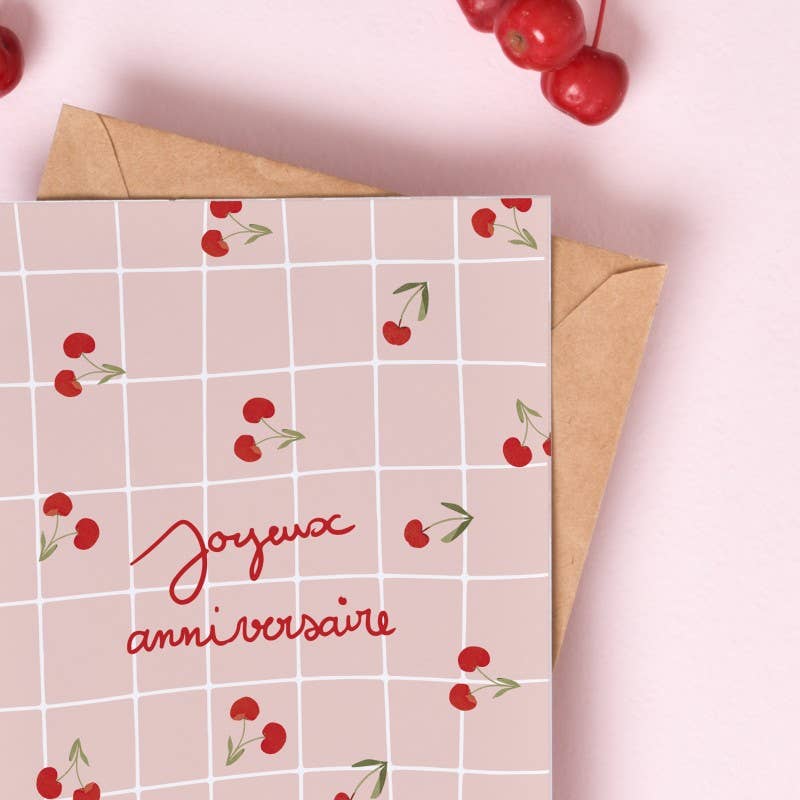 MY LOVELY THING - Double carte joyeux anniversaire – Belle de Mai - Lili Margaret