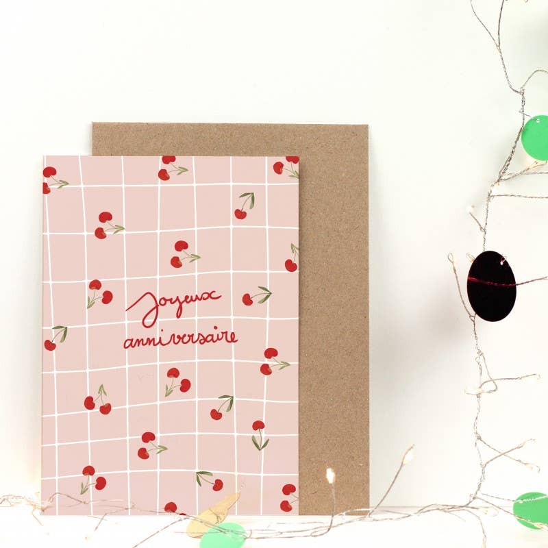 MY LOVELY THING - Double carte joyeux anniversaire – Belle de Mai