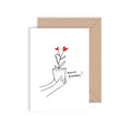 MY LOVELY THING - Double carte « Merci d'Amour »