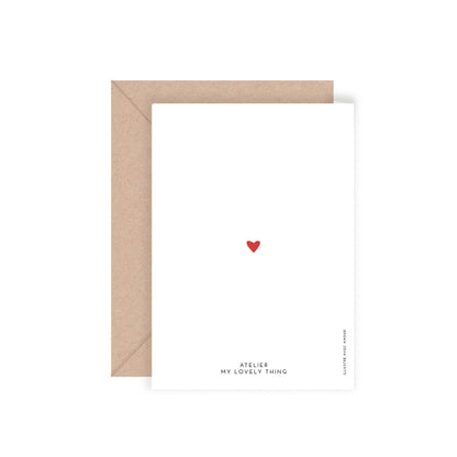 MY LOVELY THING - Double carte « Merci d&