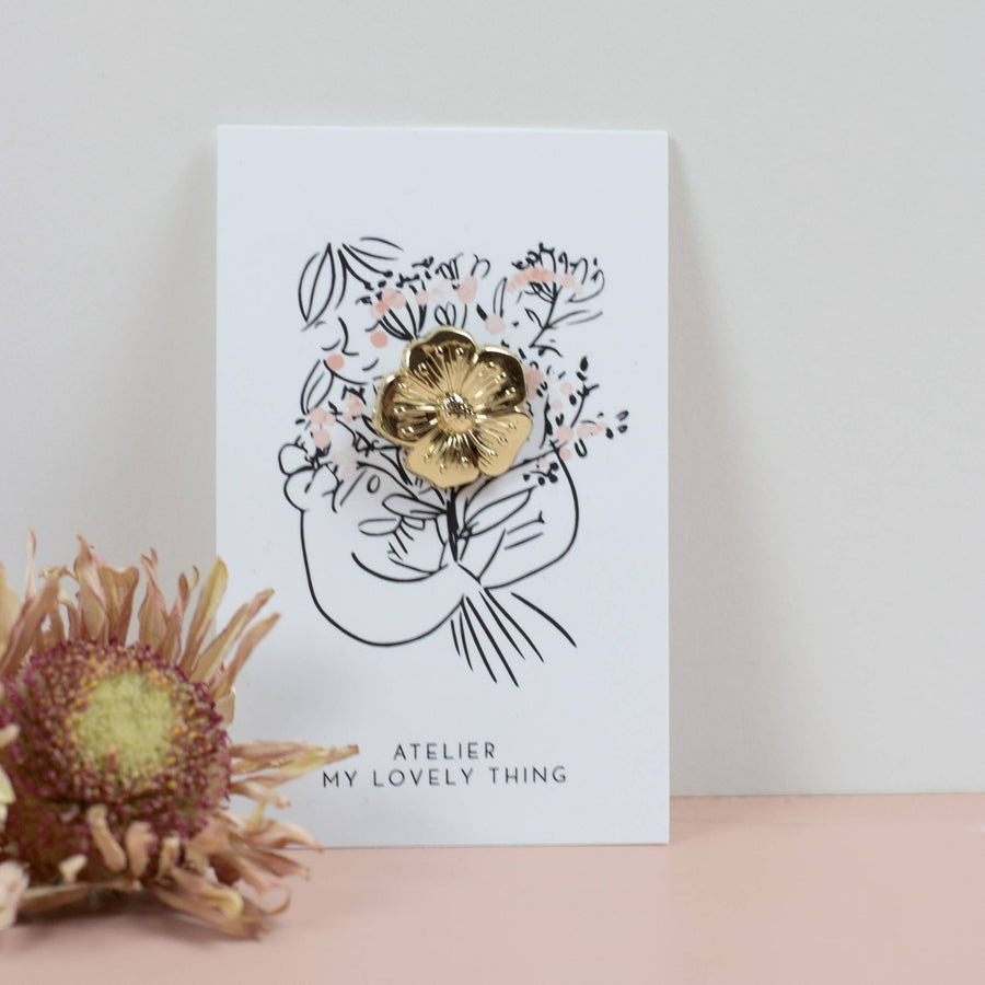 Pin's "Buttercup" en laiton
