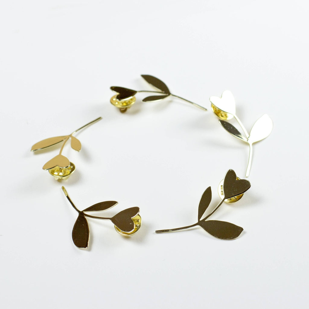 Pin's " Joli Brin d’Amour " en laiton - My Lovely Thing