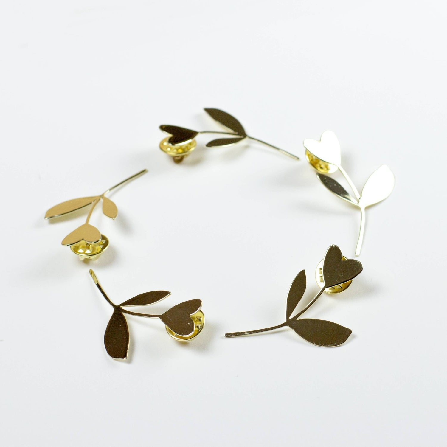 MY LOVELY THING - Épingle « Joli Brin d’Amour » en laiton - Lili Margaret